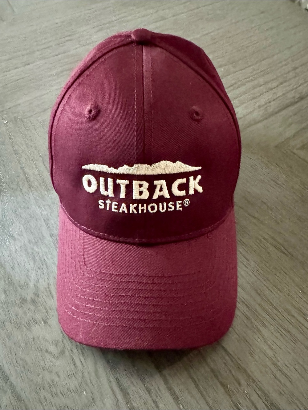 Maroon Logo Baseball Cap